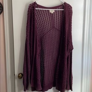 Super cute longer LA HEARTS cardigan